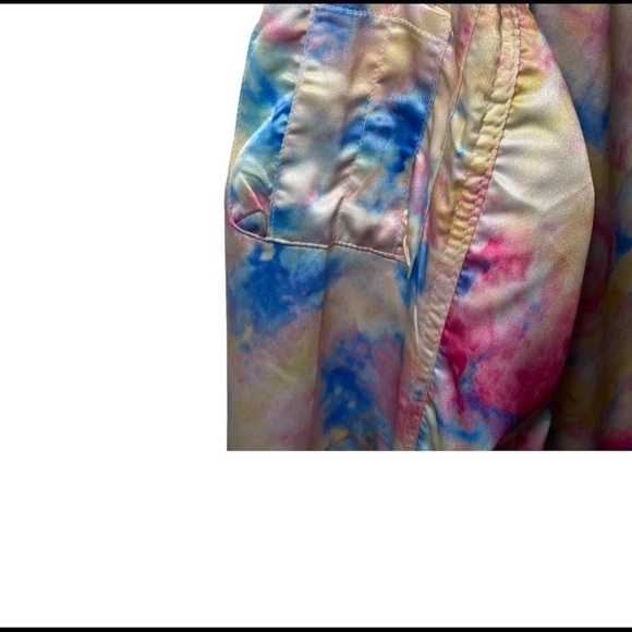 𝅺ZARA Bomber Jacket Tie-Dye All Over Print  Long Sleeve, Pockets, Zipper - Picture 7 of 16